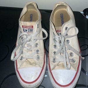 White Low Rise Converse